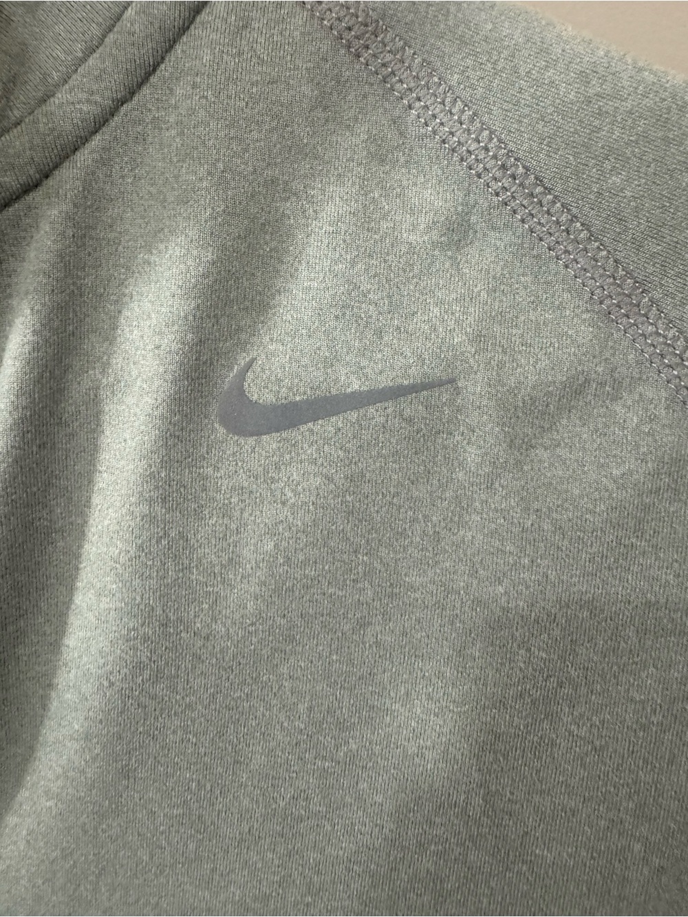 Nike Dri-FIT 1/4 Zip Pullover Men’s Medium Gray Long Sleeve - Picture 4 of 9